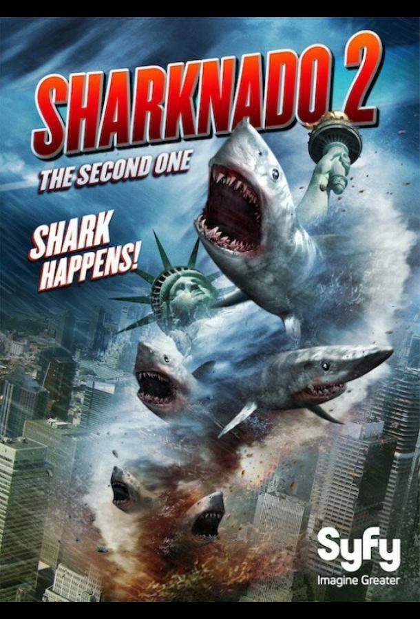 Акулий торнадо 2 / Sharknado 2: The Second One (2014) 